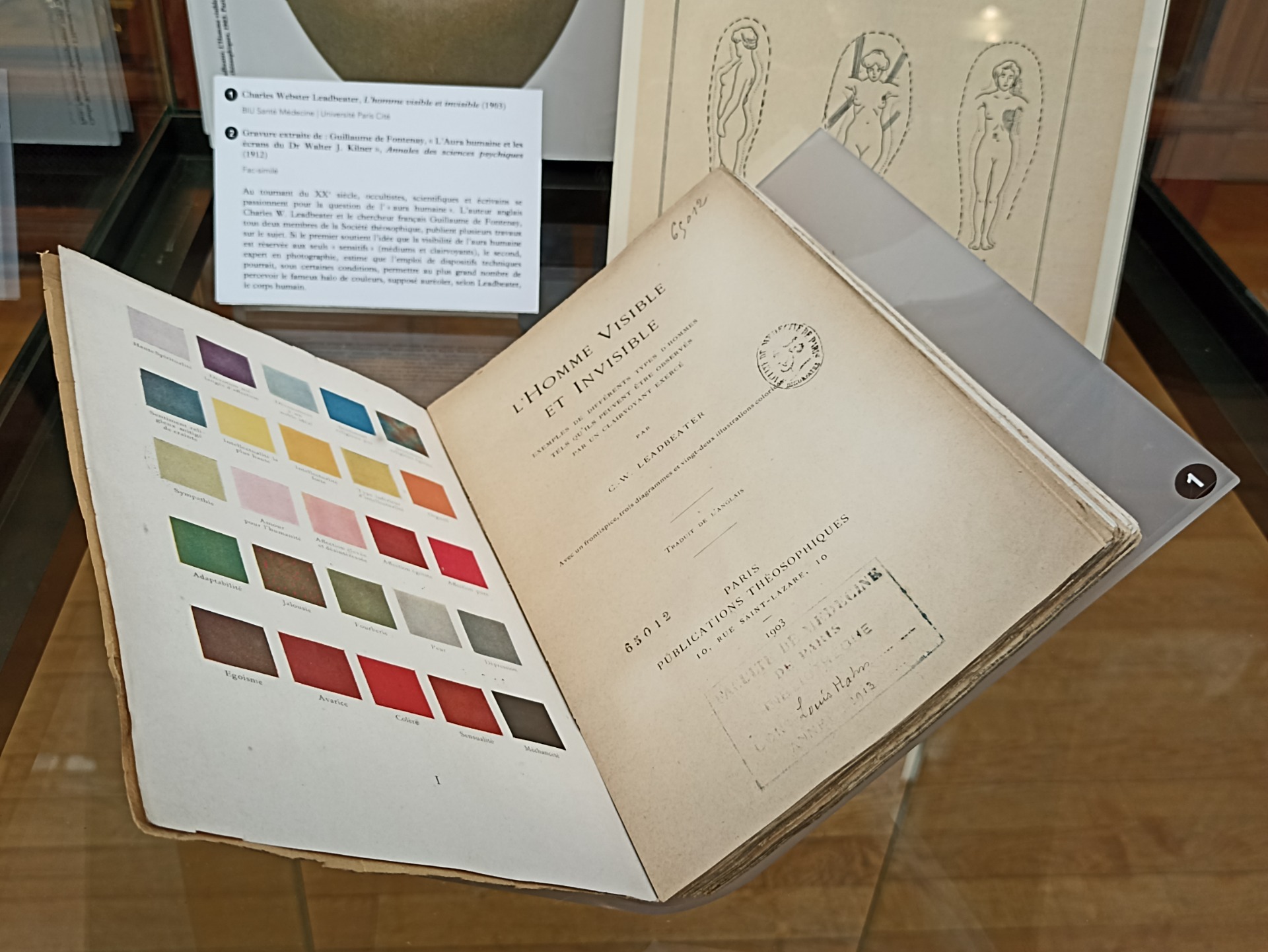 L'homme visible et invisible, livre de Charles Webster Leadbeater s'intéressant aux auras